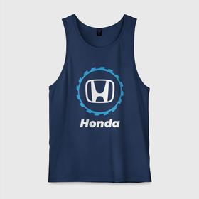 Мужская майка хлопок с принтом Honda в стиле Top Gear в Кировске, 100% хлопок |  | auto | brand | gear | honda | logo | symbol | top | авто | бренд | гир | лого | символ | топ | хонда