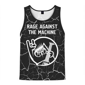 Мужская майка 3D с принтом Rage Against The Machine | КОТ | Трещины в Тюмени, 100% полиэстер | круглая горловина, приталенный силуэт, длина до линии бедра. Пройма и горловина окантованы тонкой бейкой | Тематика изображения на принте: against | band | machine | metal | rage | rage against the machine | rock | the | группа | кот | машин | мрамор | рок | рэйдж | трещины
