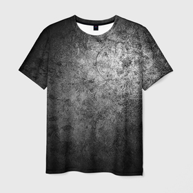 Мужская футболка 3D с принтом Потертая текстура в Тюмени, 100% полиэфир | прямой крой, круглый вырез горловины, длина до линии бедер | metal | металл | потертость | ржавчина | текстура
