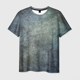 Мужская футболка 3D с принтом Серая текстура с трещинами в Кировске, 100% полиэфир | прямой крой, круглый вырез горловины, длина до линии бедер | grey | потертость | серая | серый | текстура | трещина | трещины