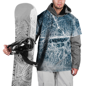 Накидка на куртку 3D с принтом Потрескавшийся лед в Санкт-Петербурге, 100% полиэстер |  | Тематика изображения на принте: cold | ice | winter | зима | лед | потрескавшийся | трещины | холод
