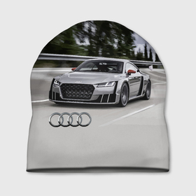 Шапка 3D с принтом Ауди на скоростном шоссе   Audi on the expressway , 100% полиэстер | универсальный размер, печать по всей поверхности изделия | audi | car | expressway | germany | prestige | route | speed | автомобиль | ауди | германия | престиж | скорость | трасса