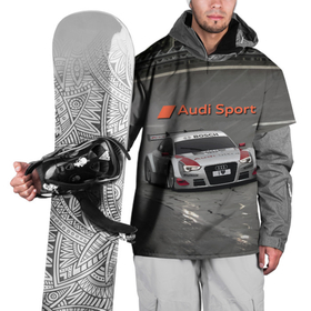 Накидка на куртку 3D с принтом Автогонки на шорт треке Audi Sport Racing Team в Санкт-Петербурге, 100% полиэстер |  | audi | car | power | racing | short track | speed | автомобиль | ауди | гонки | мощь | скорость | соревнование | шорт трек