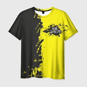 Мужская футболка 3D с принтом Sex Pistols | Mini Logo в Новосибирске, 100% полиэфир | прямой крой, круглый вырез горловины, длина до линии бедер | emblem | logo | rock | stephen philip | лого | логотип | музыка | панк рок | рок | эмблема