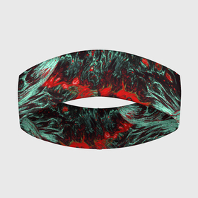 Повязка на голову 3D с принтом Красно Белая Вулканическая Лава в Курске,  |  | lava | volcanic | volcano | белый | вулкан | вулканическая | красный | лава | природа