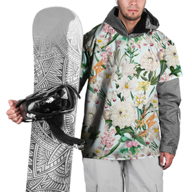 Накидка на куртку 3D с принтом Цветы Для Невесты в Кировске, 100% полиэстер |  | flowers | букет | природа | растение | флора | цветы