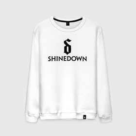 Мужской свитшот хлопок с принтом Shinedown лого с эмблемой в Новосибирске, 100% хлопок |  | brent smith | shinedown | брент смит | группа | музыка | рок | рок группа