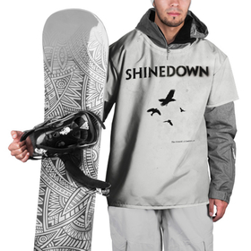 Накидка на куртку 3D с принтом The Sound of Madness   Shinedown в Новосибирске, 100% полиэстер |  | brent smith | shinedown | брент смит | группа | музыка | рок | рок группа