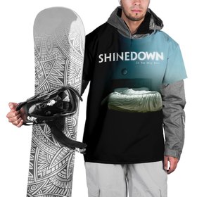Накидка на куртку 3D с принтом If You Only Knew   Shinedown в Новосибирске, 100% полиэстер |  | Тематика изображения на принте: brent smith | if you only knew | shinedown | брент смит | группа | музыка | рок | рок группа