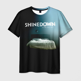 Мужская футболка 3D с принтом If You Only Knew   Shinedown в Новосибирске, 100% полиэфир | прямой крой, круглый вырез горловины, длина до линии бедер | brent smith | if you only knew | shinedown | брент смит | группа | музыка | рок | рок группа
