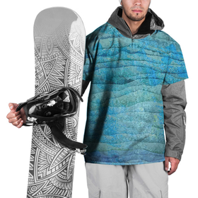 Накидка на куртку 3D с принтом Abstract pattern   Waves   Абстрактный  паттерн   Волны , 100% полиэстер |  | Тематика изображения на принте: abstraction | fashion | pattern | wave | абстракция | волна | мода | паттерн