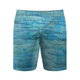 Мужские шорты спортивные с принтом Abstract pattern   Waves   Абстрактный  паттерн   Волны в Санкт-Петербурге,  |  | abstraction | fashion | pattern | wave | абстракция | волна | мода | паттерн