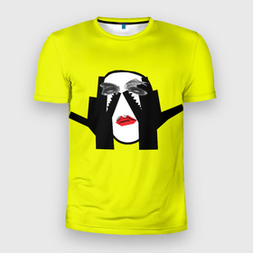 Мужская футболка 3D Slim с принтом PSYCHEDELIC MINIMALISM в Екатеринбурге, 100% полиэстер с улучшенными характеристиками | приталенный силуэт, круглая горловина, широкие плечи, сужается к линии бедра | геометрический | графика | красочный | минимализм | простой | психоделический | современный | узор | хиппи | цвет | эстетичный | яркий