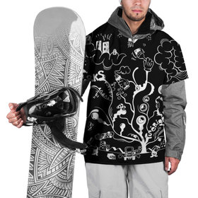 Накидка на куртку 3D с принтом Музыкальное древо в Новосибирске, 100% полиэстер |  | Тематика изображения на принте: грибы | дерево | динамики | звезды | колонки | мел | музыка | нло | патерны | поп | разные | разные рисунки | рисунки | рок | текстуры | уфо | черно белое
