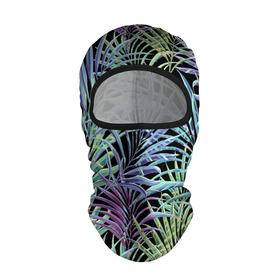 Балаклава 3D с принтом Разноцветные Листья Пальм В Ночных Джунглях , 100% полиэстер, ткань с особыми свойствами — Activecool | плотность 150–180 г/м2; хорошо тянется, но при этом сохраняет форму. Закрывает шею, вокруг отверстия для глаз кайма. Единый размер | Тематика изображения на принте: jungles | palm | palm tree | summer | акварель | букет | деревья | джунгли | лето | листья | ночь | пальма | природа | растение | флора