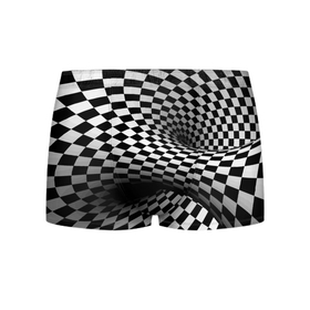 Мужские трусы 3D с принтом Геометрическая объёмная композиция   Авангард в Екатеринбурге, 50% хлопок, 50% полиэстер | классическая посадка, на поясе мягкая тканевая резинка | 3d | abstraction | composition | geometry | абстракция | геометрия | композиция