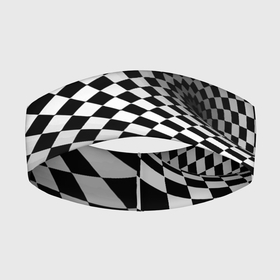 Повязка на голову 3D с принтом Геометрическая объёмная композиция  Авангард в Екатеринбурге,  |  | 3d | abstraction | composition | geometry | абстракция | геометрия | композиция