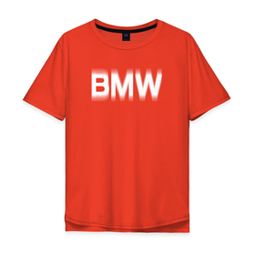 Мужская футболка хлопок Oversize с принтом бмв   bmw   в не фокусе в Кировске, 100% хлопок | свободный крой, круглый ворот, “спинка” длиннее передней части | bmw | bmw performance | m | motorsport | performance | бмв | моторспорт