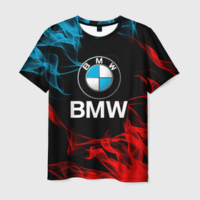 Мужская футболка 3D с принтом bmw | Огонь в Кировске, 100% полиэфир | прямой крой, круглый вырез горловины, длина до линии бедер | bmw | bmw performance | m | motorsport | performance | бмв | моторспорт