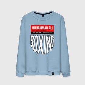 Мужской свитшот хлопок с принтом Мухаммед Али   легенда мирового бокса в Петрозаводске, 100% хлопок |  | boxer | boxing | boxing legends | muhamed ali | muhammad ali | muhammed ali | бокс | мухамед али | мухаммед али