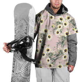 Накидка на куртку 3D с принтом Цветы Летние Ромашки , 100% полиэстер |  | flowers | summer | букет | лето | природа | растение | ромашки | флора | цветы