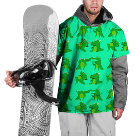 Накидка на куртку 3D с принтом FUNNY CROCODILES , 100% полиэстер |  | Тематика изображения на принте: аллигатор | дикая природа | животное | забавный | зеленый | крокодил | милый | счастливый