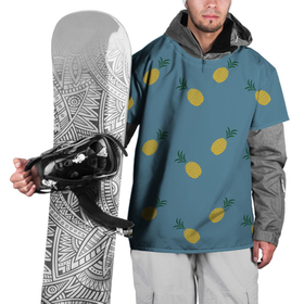 Накидка на куртку 3D с принтом Pineapplы в Новосибирске, 100% полиэстер |  | ананасик | ананасовый | ананасы | лето | паттерн | тропический