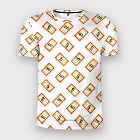 Мужская футболка 3D Slim с принтом Пищевая сода в Белгороде, 100% полиэстер с улучшенными характеристиками | приталенный силуэт, круглая горловина, широкие плечи, сужается к линии бедра | Тематика изображения на принте: 