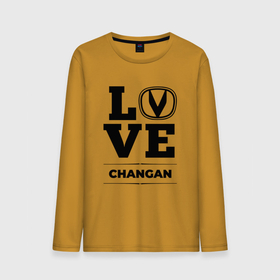 Мужской лонгслив хлопок с принтом Changan Love Classic в Санкт-Петербурге, 100% хлопок |  | auto | brand | changan | logo | love | symbol | авто | бренд | лого | символ | чанган