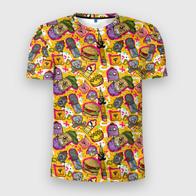 Мужская футболка 3D Slim с принтом Urban hooligan , 100% полиэстер с улучшенными характеристиками | приталенный силуэт, круглая горловина, широкие плечи, сужается к линии бедра | Тематика изображения на принте: hooligan | street | urban | urban hooligan | урбан | хулиган