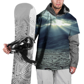 Накидка на куртку 3D с принтом Трещины на земле (пустыня) в Курске, 100% полиэстер |  | Тематика изображения на принте: горы | жара | земля | небо | облака | пустыня | трещины