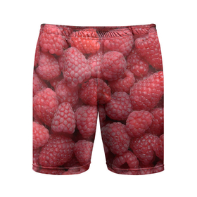 Мужские шорты спортивные с принтом Малина   ягоды в Тюмени,  |  | еда | лесные ягоды | малина | малина текстура | малиновые | малиновый | фрукты и ягоды | ягода | ягода малина | ягоды