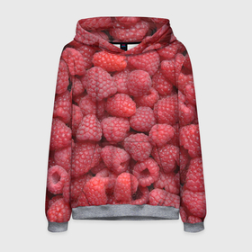 Мужская толстовка 3D с принтом Малина   ягоды в Белгороде, 100% полиэстер | двухслойный капюшон со шнурком для регулировки, мягкие манжеты на рукавах и по низу толстовки, спереди карман-кенгуру с мягким внутренним слоем. | еда | лесные ягоды | малина | малина текстура | малиновые | малиновый | фрукты и ягоды | ягода | ягода малина | ягоды
