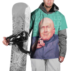 Накидка на куртку 3D с принтом Дональд Трамп, Доктор Зло в Екатеринбурге, 100% полиэстер |  | Тематика изображения на принте: donald trump | америка | дональд | дональд трамп | сша | трамп