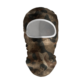 Балаклава 3D с принтом Камуфляж с потёртостями   Буря в пустыне в Новосибирске, 100% полиэстер, ткань с особыми свойствами — Activecool | плотность 150–180 г/м2; хорошо тянется, но при этом сохраняет форму. Закрывает шею, вокруг отверстия для глаз кайма. Единый размер | camo | camouflage | армейская форма | военная форма | камуфляж | охота