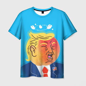 Мужская футболка 3D с принтом Дональд Трамп и Твиттер , 100% полиэфир | прямой крой, круглый вырез горловины, длина до линии бедер | donald trump | америка | дональд | дональд трамп | сша | твиттер | трамп