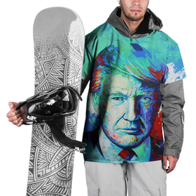 Накидка на куртку 3D с принтом Дональд Трамп арт в Тюмени, 100% полиэстер |  | america | donald trump | usa | америка | дональд | дональд трамп | сша | трамп