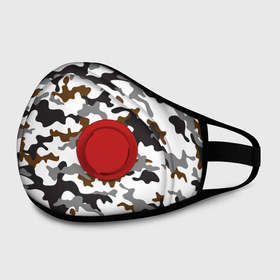 Маска из неопрена с принтом Камуфляж Чёрно Белый | Camouflage Black White в городе Новоалтайск, неопрен 100% | Форма огибающая нос. Резинки для ушей с дополнительной резинкой на затылке. Клапан для выдоха для активного дыхания при занятиях спортом. Эластичный материал маски и окантовки для лучшего растяжения и прилегания маски.  | black | camo | camouflage | white | белый | камуфляж | чёрный