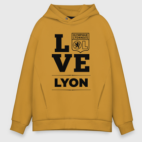 Мужское худи Oversize хлопок с принтом Lyon Love Классика в Белгороде, френч-терри — 70% хлопок, 30% полиэстер. Мягкий теплый начес внутри —100% хлопок | боковые карманы, эластичные манжеты и нижняя кромка, капюшон на магнитной кнопке | club | football | logo | love | lyon | lyonnais | olympique | клуб | лион | лого | мяч | символ | спорт | футбол | футболист | футболисты | футбольный