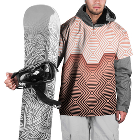 Накидка на куртку 3D с принтом Hexagon Minimal в Курске, 100% полиэстер |  | абстракция | бронь | броня | геометрия | рисунок | узор | шестиугольник