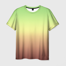 Мужская футболка 3D с принтом Градиент 
