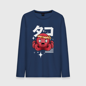 Мужской лонгслив хлопок с принтом Japanese octopus в Екатеринбурге, 100% хлопок |  | Тематика изображения на принте: japan | japan style | japanese | japanese style | monster | octopus | монстр | осьминог | тренд | тренды | япония | японский стиль