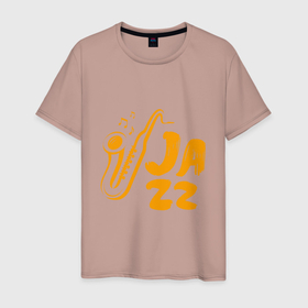 Мужская футболка хлопок с принтом Jazz Music в Тюмени, 100% хлопок | прямой крой, круглый вырез горловины, длина до линии бедер, слегка спущенное плечо. | jazz | music | африка | блюз | джаз | мелодия | музыка | музыкант | оркестр | саксофон | труба