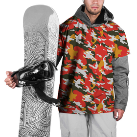 Накидка на куртку 3D с принтом Летний яркий камуфляж в Новосибирске, 100% полиэстер |  | Тематика изображения на принте: camouflage | защита | камуфляж | лето | маскировка | пятна | яркий