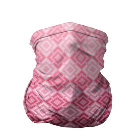 Бандана-труба 3D с принтом Розовый геометрический градиентный узор в Екатеринбурге, 100% полиэстер, ткань с особыми свойствами — Activecool | плотность 150‒180 г/м2; хорошо тянется, но сохраняет форму | geometric | geometric pink | геомметрический узор | градиент | клетка | розовый