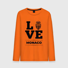 Мужской лонгслив хлопок с принтом Monaco Love Классика в Санкт-Петербурге, 100% хлопок |  | club | football | logo | love | monaco | клуб | лого | монако | мяч | символ | спорт | футбол | футболист | футболисты | футбольный