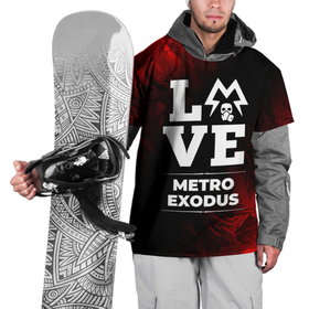 Накидка на куртку 3D с принтом Metro Exodus Love Классика в Курске, 100% полиэстер |  | exodus | hyperbeast | logo | love | metro | metro exodus | игра | игры | лого | логотип | метро | символ | эксодус