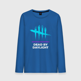 Мужской лонгслив хлопок с принтом Символ Dead by Daylight в неоновых цветах в Белгороде, 100% хлопок |  | daylight | dead | dead by daylight | logo | neon | дед | дэйлайт | игра | игры | лого | логотип | неон | символ