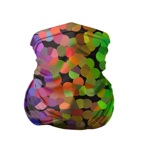 Бандана-труба 3D с принтом Яркая палитра красок   блики , 100% полиэстер, ткань с особыми свойствами — Activecool | плотность 150‒180 г/м2; хорошо тянется, но сохраняет форму | краски | мозаика | палитра | пятна | радуга | яркое
