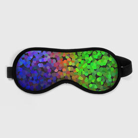 Маска для сна 3D с принтом Яркая палитра красок   блики в Курске, внешний слой — 100% полиэфир, внутренний слой — 100% хлопок, между ними — поролон |  | краски | мозаика | палитра | пятна | радуга | яркое